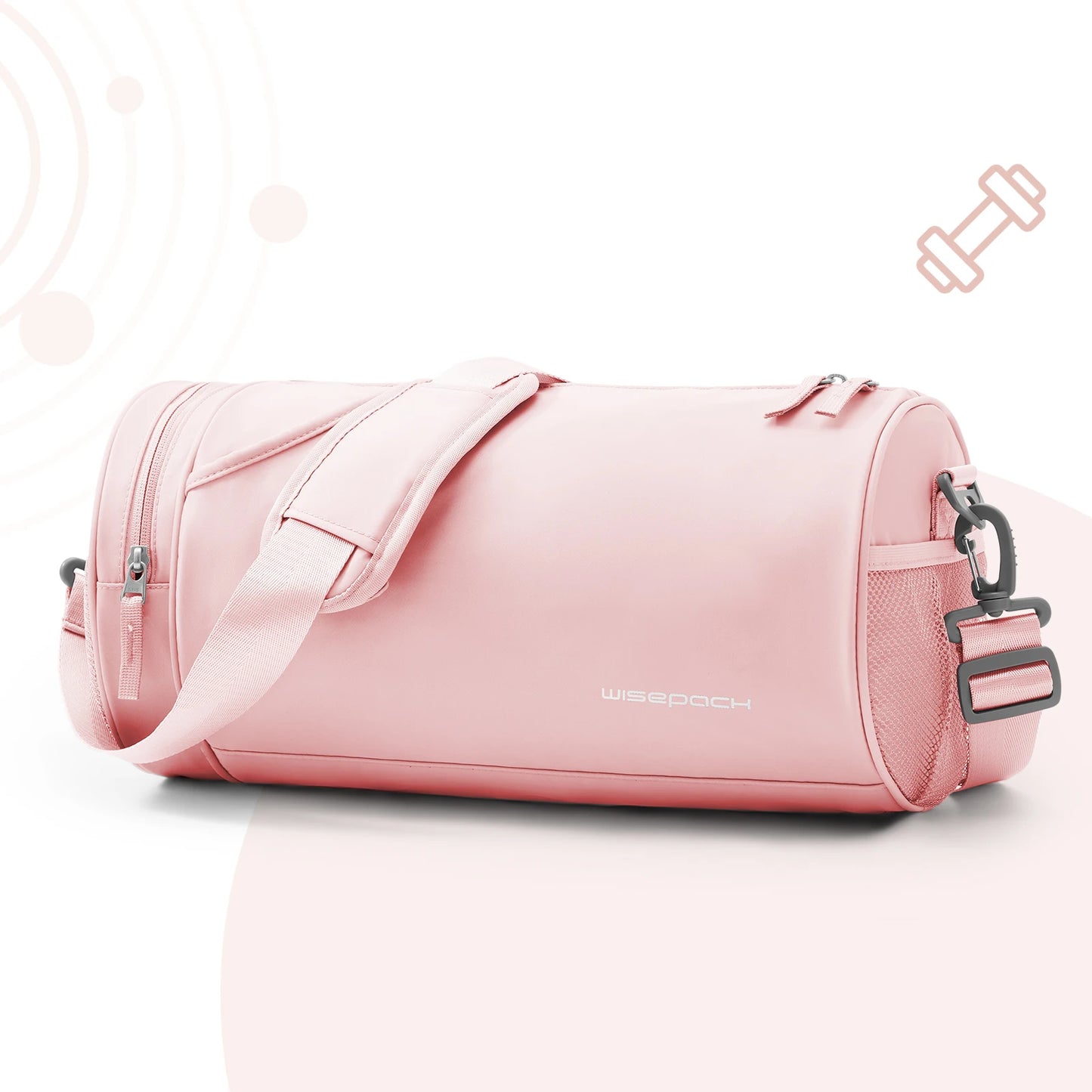 Women Men Gym Bag Sports Bag - Gym Bag with Wet Compartments for Travel, Sportsman Training Gym Bag,Travel Duffle Bag, Pool Bag