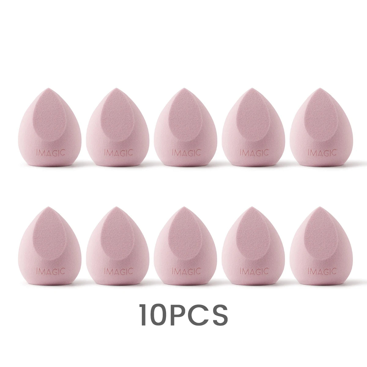 IMAGIC 10PCS/KIT Makeup Sponge Soft For Foundation Concealer Cream Wholesale Healthy Latex Smooth Wet And Dry Women Makeup Tool