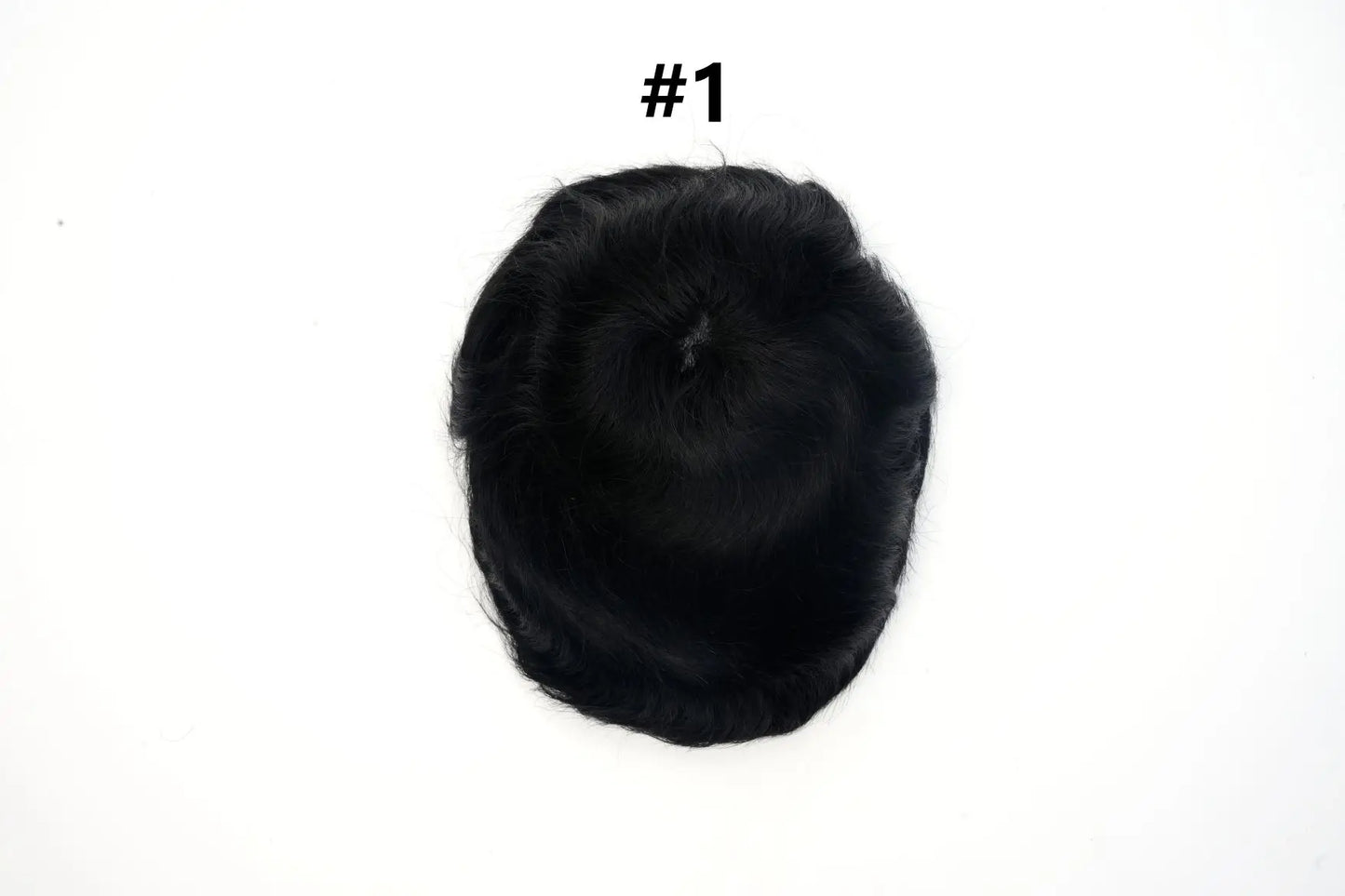 0.03mm Clearance Super Thin Skin Toupee V Loop  Men Toupee Capillary Prothesis Hair Piece For Men Hair Replacement System