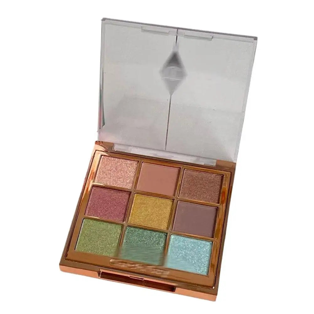 Charlotte Tilbury 9 Color Eyeshadow Palette Lightweight Oil-controlling Longlasting Makeup Matte Finish Facial Contouring Powder