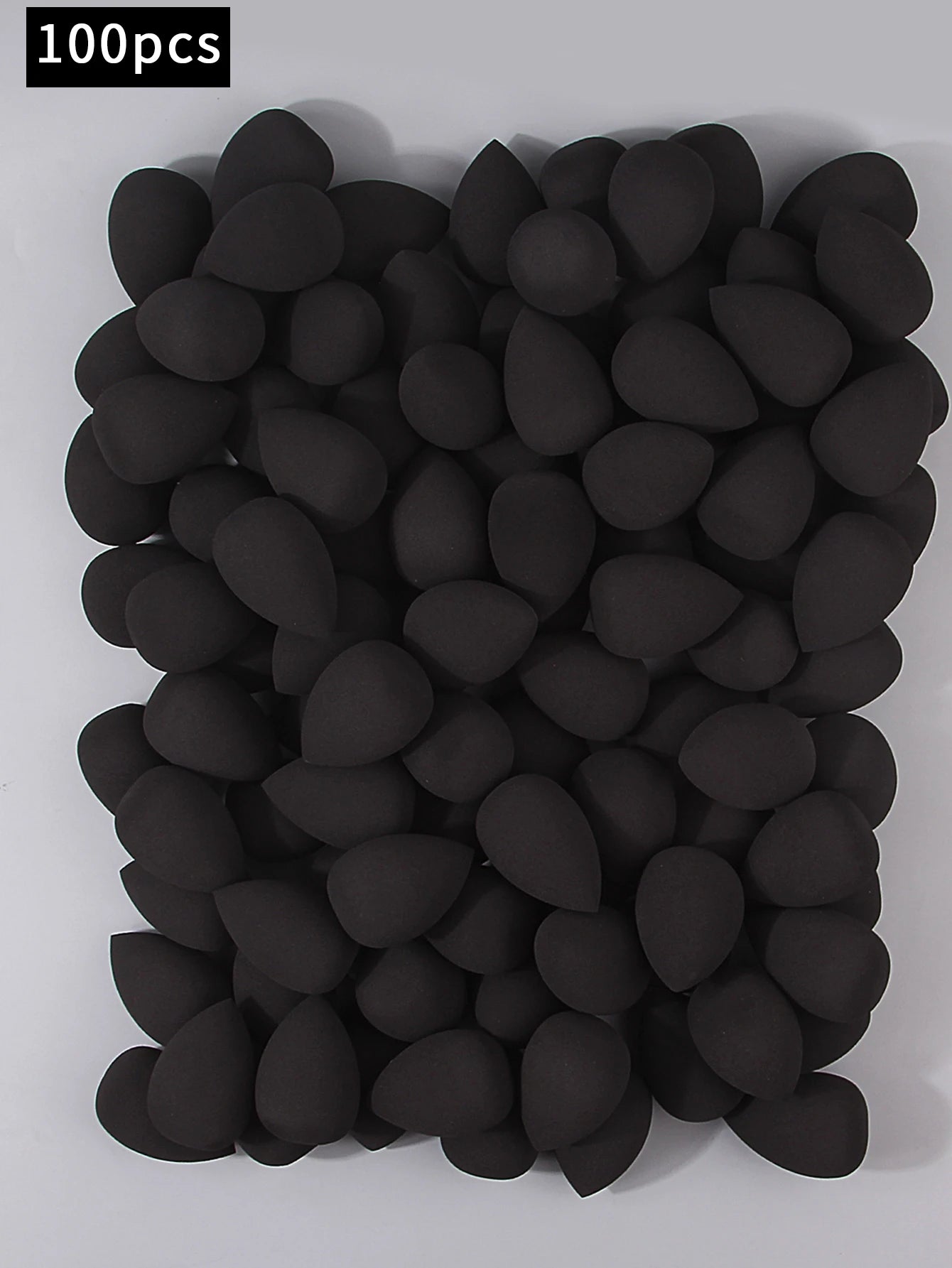 Multi-specification best-selling black makeup sponge beauty egg set, high resilience and no powder sticking facial makeup tools