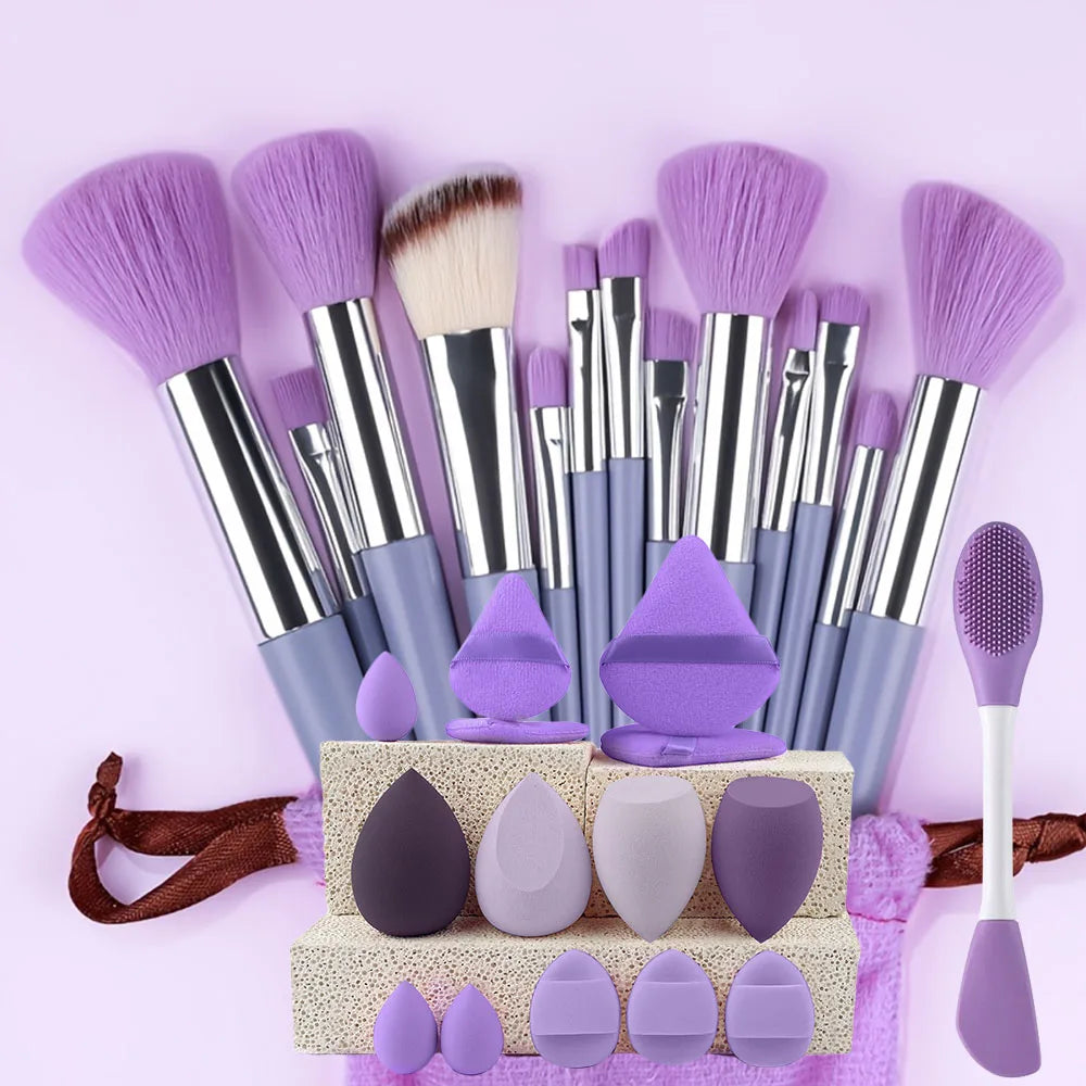 8/13/28Pcs Makeup Brushes Sets Professiona Cosmetic Foundation Powder Eyeshadow Kabuki Blending Make Up Brush Makeup Beauty Tool