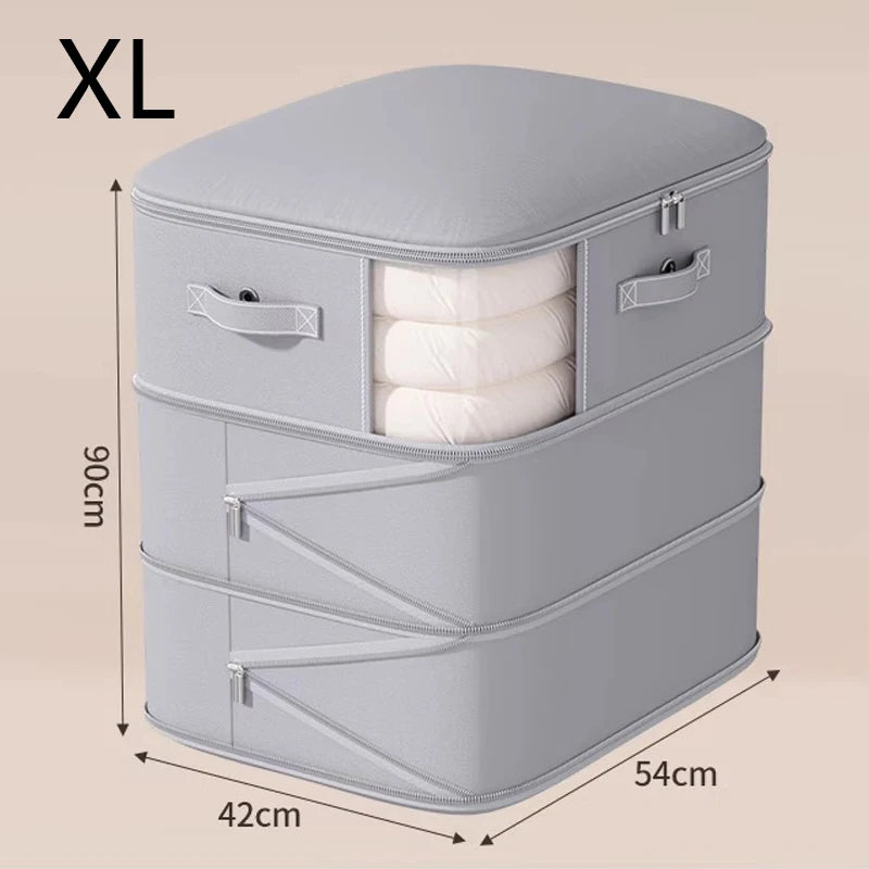 Self Compression Comforter Storage Bag Ultra Space Saving Compression Large Capacity Storage Bags for Bedding Duvet Down Jacket