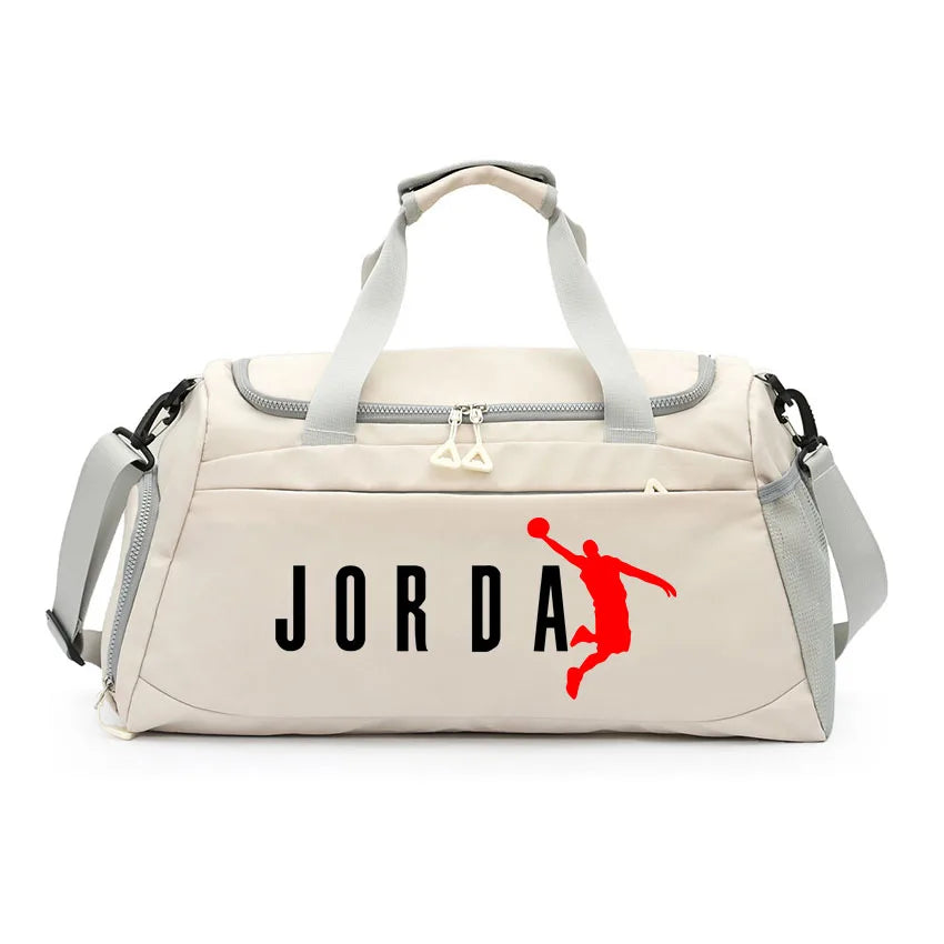 Dry Wet Separation Bags Basketball Yoga Sports Shoulder Handbags Waterproof Multifunctional Swimming  JOR Letter Printed Bag