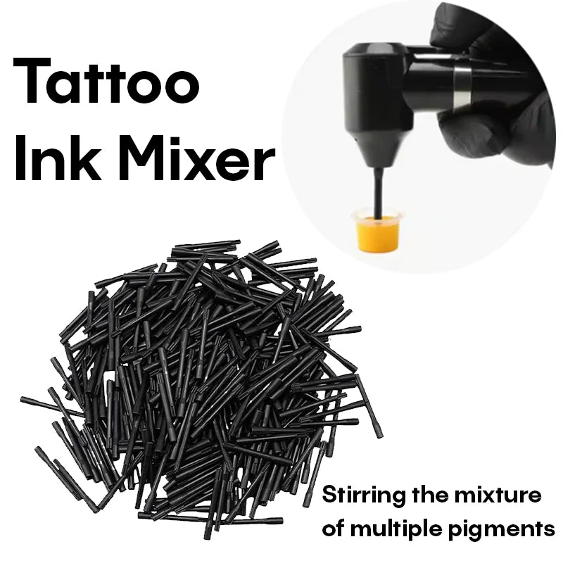 POSEIDON Tattoo Ink Mixer Professional Tattoo Machine Supply With 5 Sticks Mixing High Quality Permanent Makeup Tattoo Ink Mixer