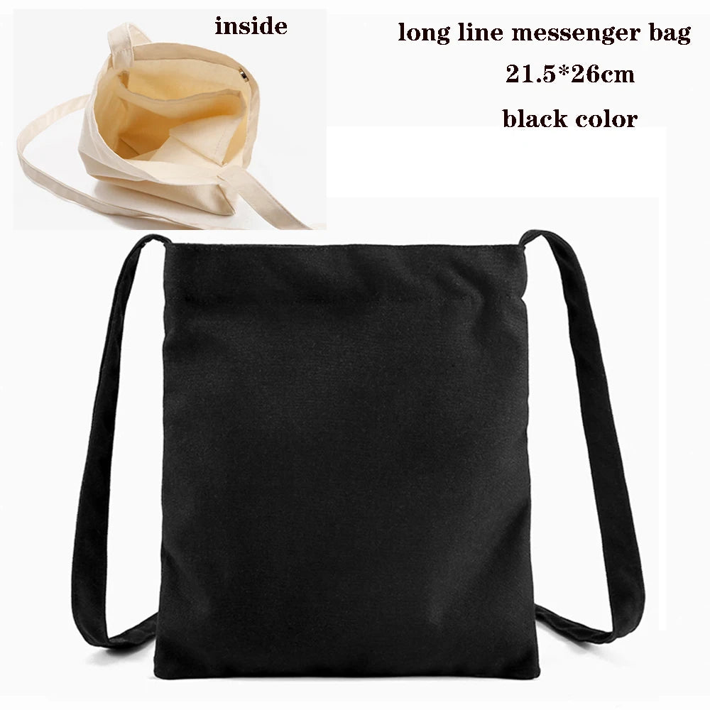Canvas Bag Storage Bag Grocery Bag Eco-Friendly foldable Bag folding Pocket Tote Portable Shoulder Handbags Food Shopping bag