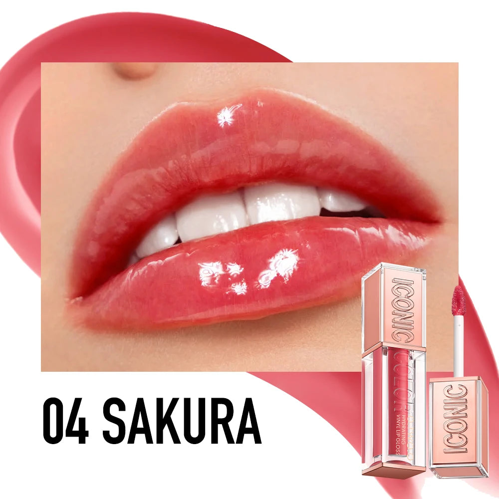 O.TWO.O Lip Gloss Lip Tint Glow Lightweight Hydrating Moisturizing Non-Sticky Long Lasting Plump Red High-shine Lip Glaze Makeup