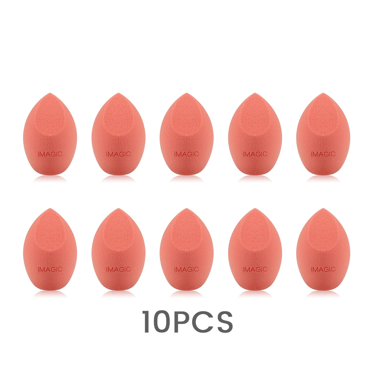 IMAGIC 10PCS/KIT Makeup Sponge Soft For Foundation Concealer Cream Wholesale Healthy Latex Smooth Wet And Dry Women Makeup Tool