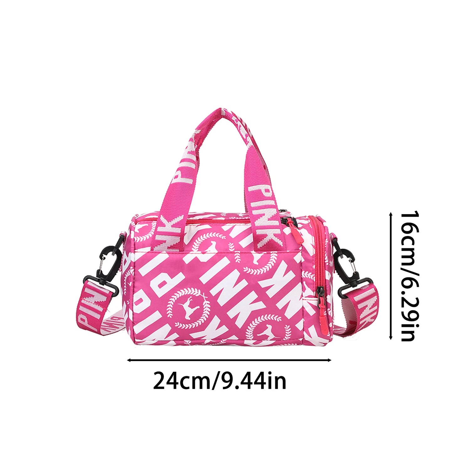 Womens Small Gym Bag Portable Multifunctional Travel Bag Waterproof Outdoor Bags Shoulder Bag For Phones Tablets Glasses Keys