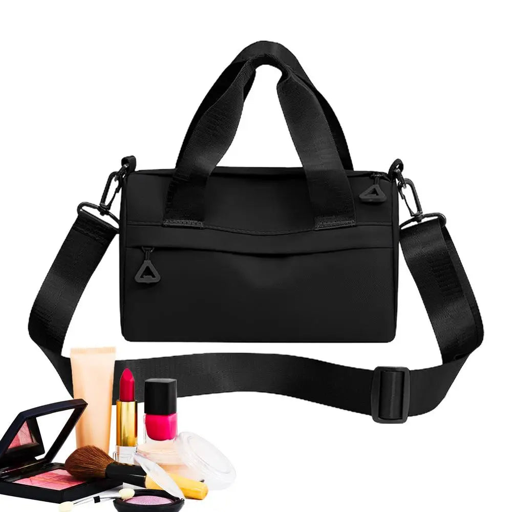 Small Gym Bags Multipurpose Zippered Fitness Bags Outdoor Tote Bag With Shoulder Straps Portable Crossbody Bags For Hiking