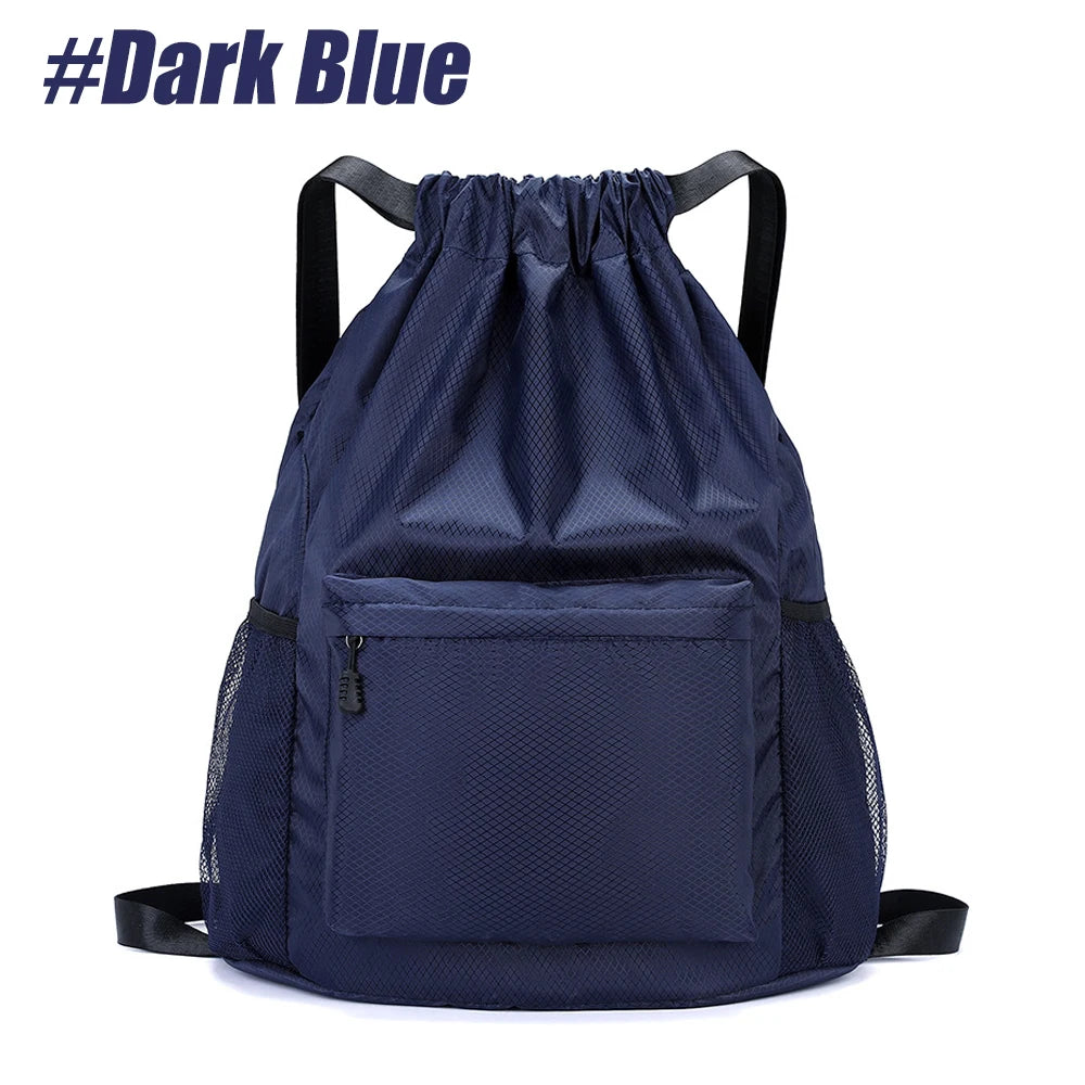 1pcs  Drawstring Backpack Waterproof String Bag,Gym Sackpack Sports Fitness Yoga Bag,Shopping Casual Backpack for Men Women