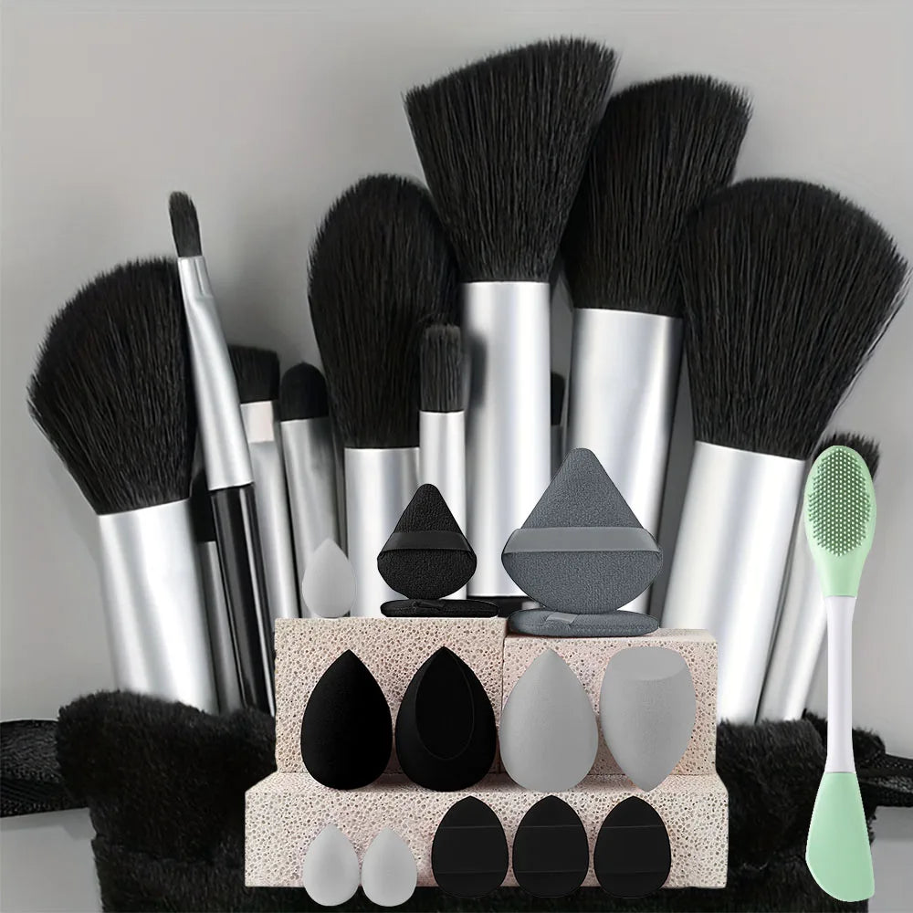 8/13/28Pcs Makeup Brushes Sets Professiona Cosmetic Foundation Powder Eyeshadow Kabuki Blending Make Up Brush Makeup Beauty Tool