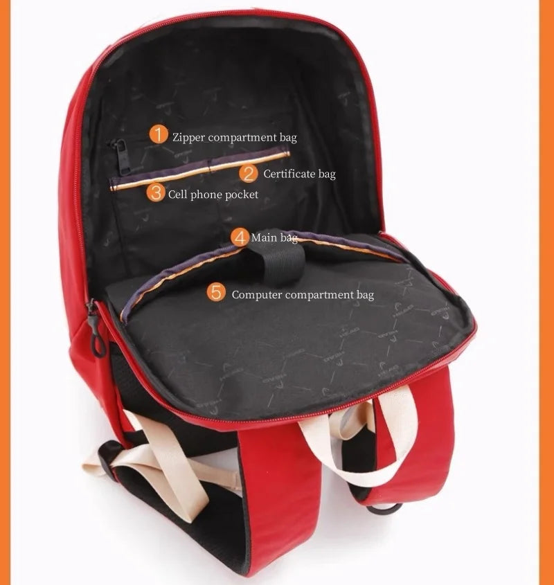 HEAD Tennis Backpack Citywalk Outdoor Sport Bag Dopamine Series Large Capacity Waterproof Tennis Backpack Tenis Badminton Pack