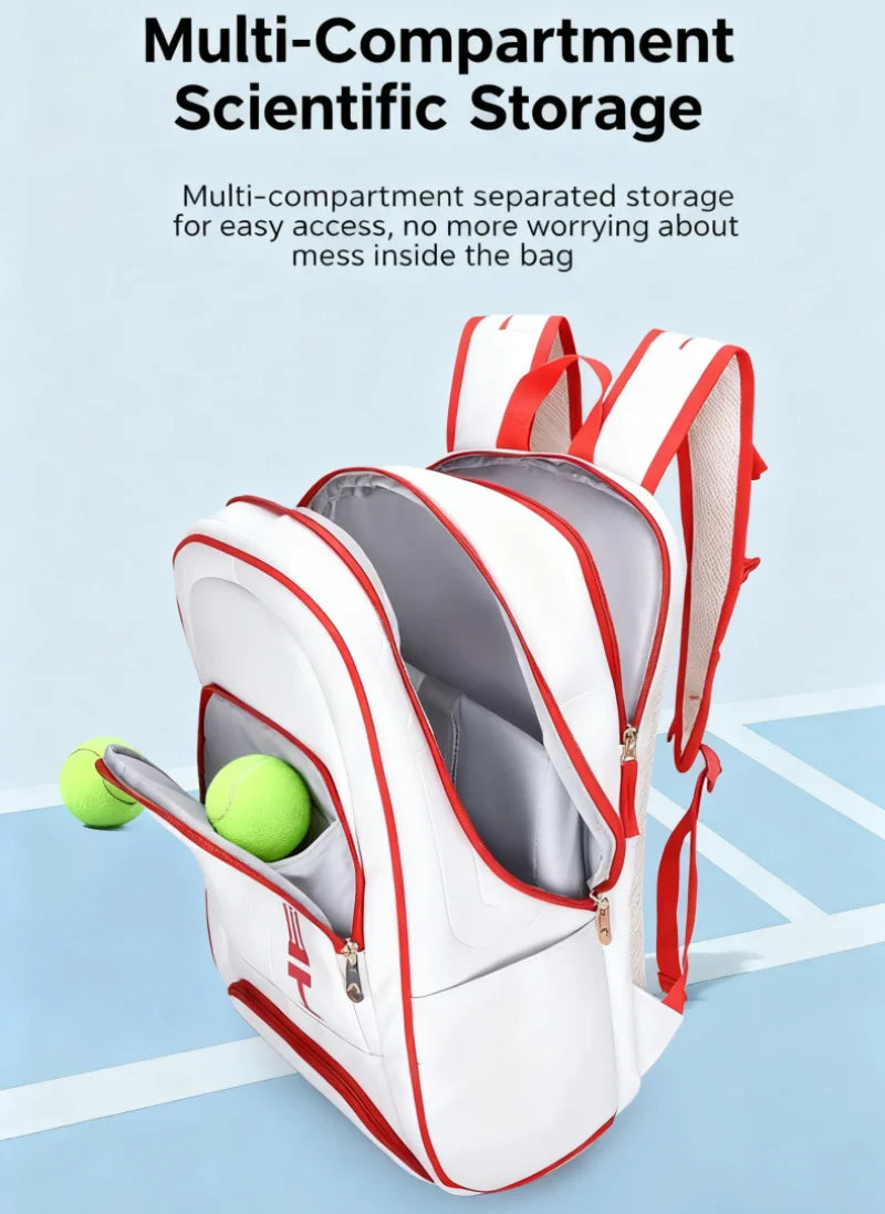 HEAD Tennis Backpack Multifunctional Waterproof Tennis Raquets Sports Bag Large Capacity Padel Court Bag With Shoe Compartment