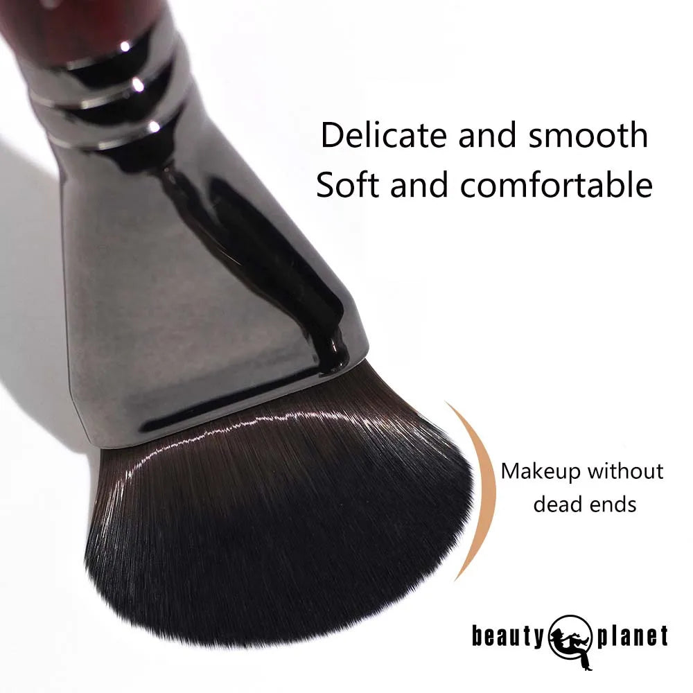 Beauty Planet Luxury Natural Animal Horse Hair Powder Foundation Blush Brushes Professional Makeup Make Up Cosmetic Tools