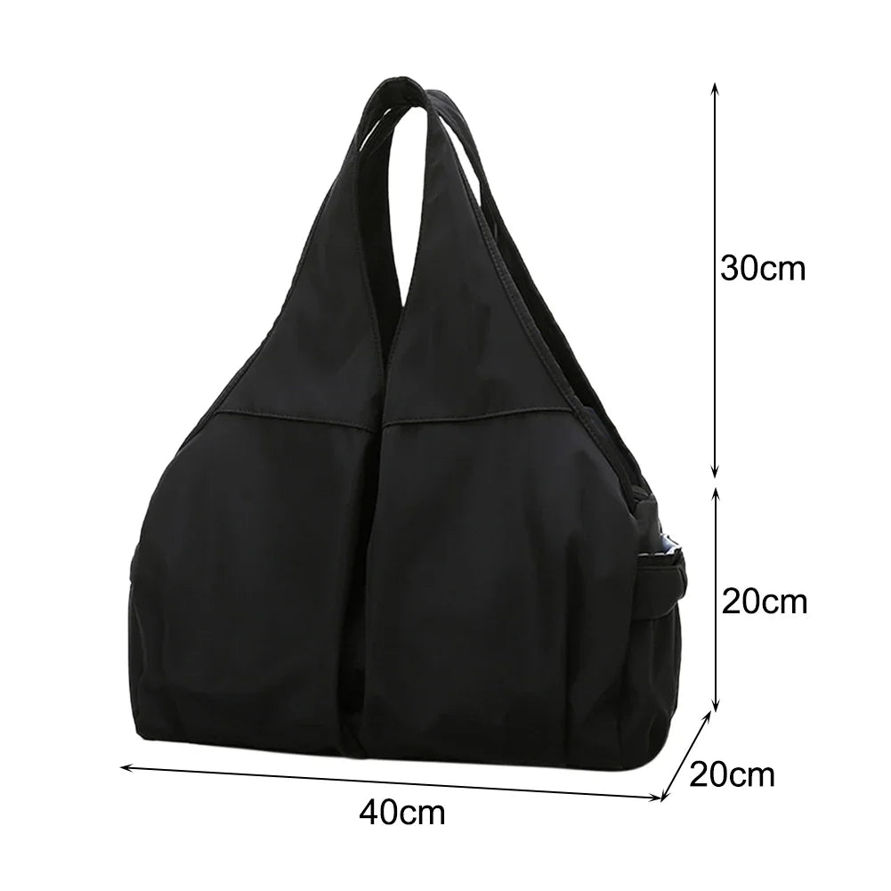 Wet Dry Separation Gym Fitness Bag Large Capacity Weekend Handbags Multifunctional Nylon Messenger Bag Waterproof for Gym Sports