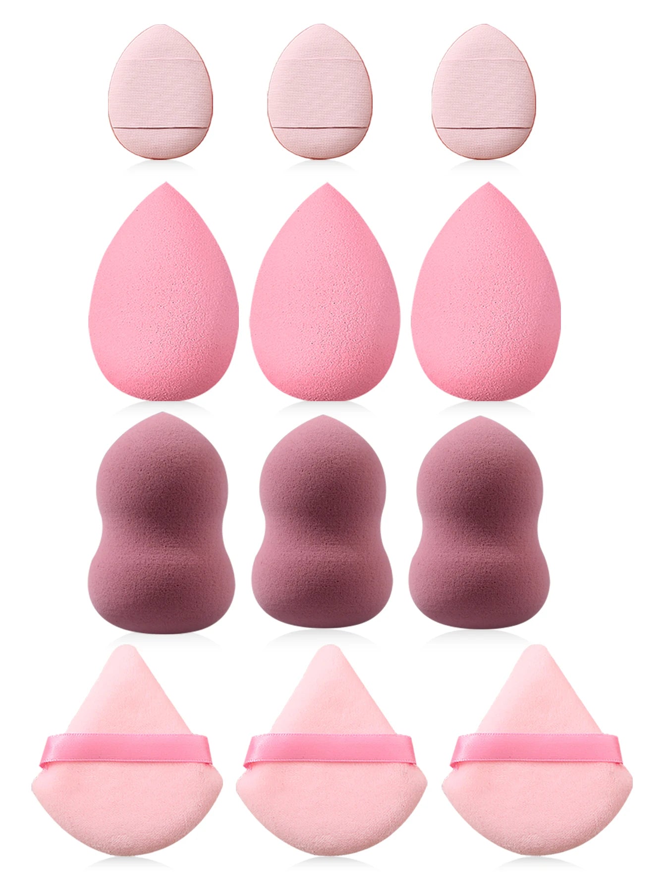 29pcs Tool Kit 13pcs Makeup Brush With 12Pcs Makeup Sponge Set&Face Wash Brush& Headband Wristband Make Up Accessories