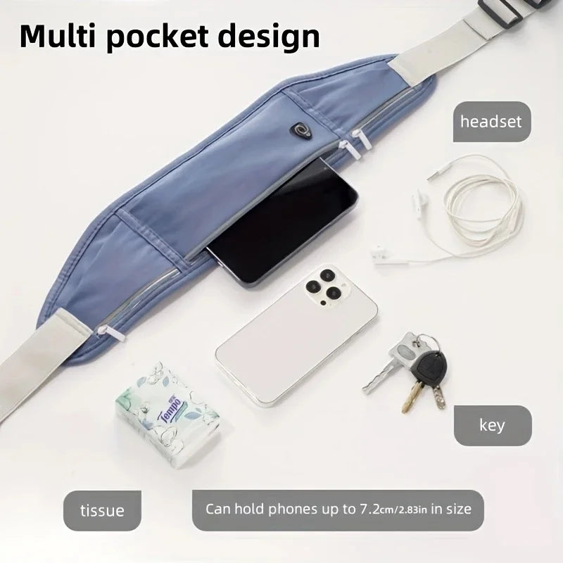Waist Bag Men Women Outdoor Sports Belt Pouch Sports Fanny Pack Mobile Phone Bag Gym Running Cell Phone Jogging Run Cycling Bag