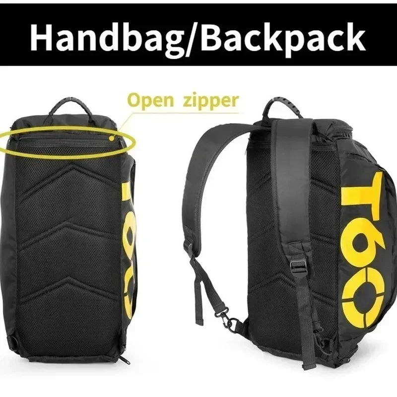 Travel Sports Bag Men Gym Bag Oxford Dry Wet Separation Bag Large Capacity Yoga Sports Backpack Luggage Bag Fitness Training Bag