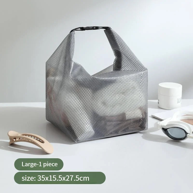 Large Capacity Waterproof Cosmetic Storage Portable Handbag Swimming Storage Bag Travel Fitness Bath Organizer
