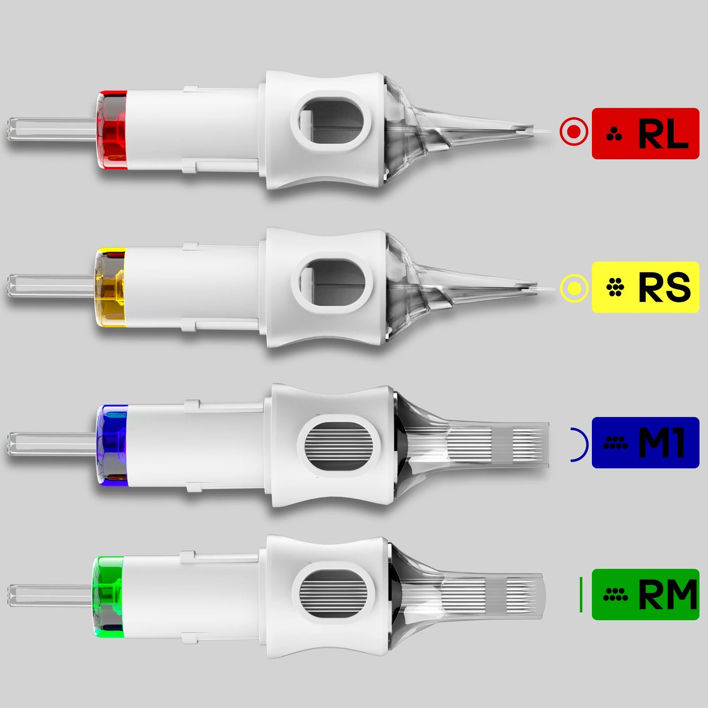 POSEIDON V6 50Pcs Tattoo Needles Professional Tattoo Cartridge Needles New Disposable Safty Permanent Makeup Tattoo Needles Kit