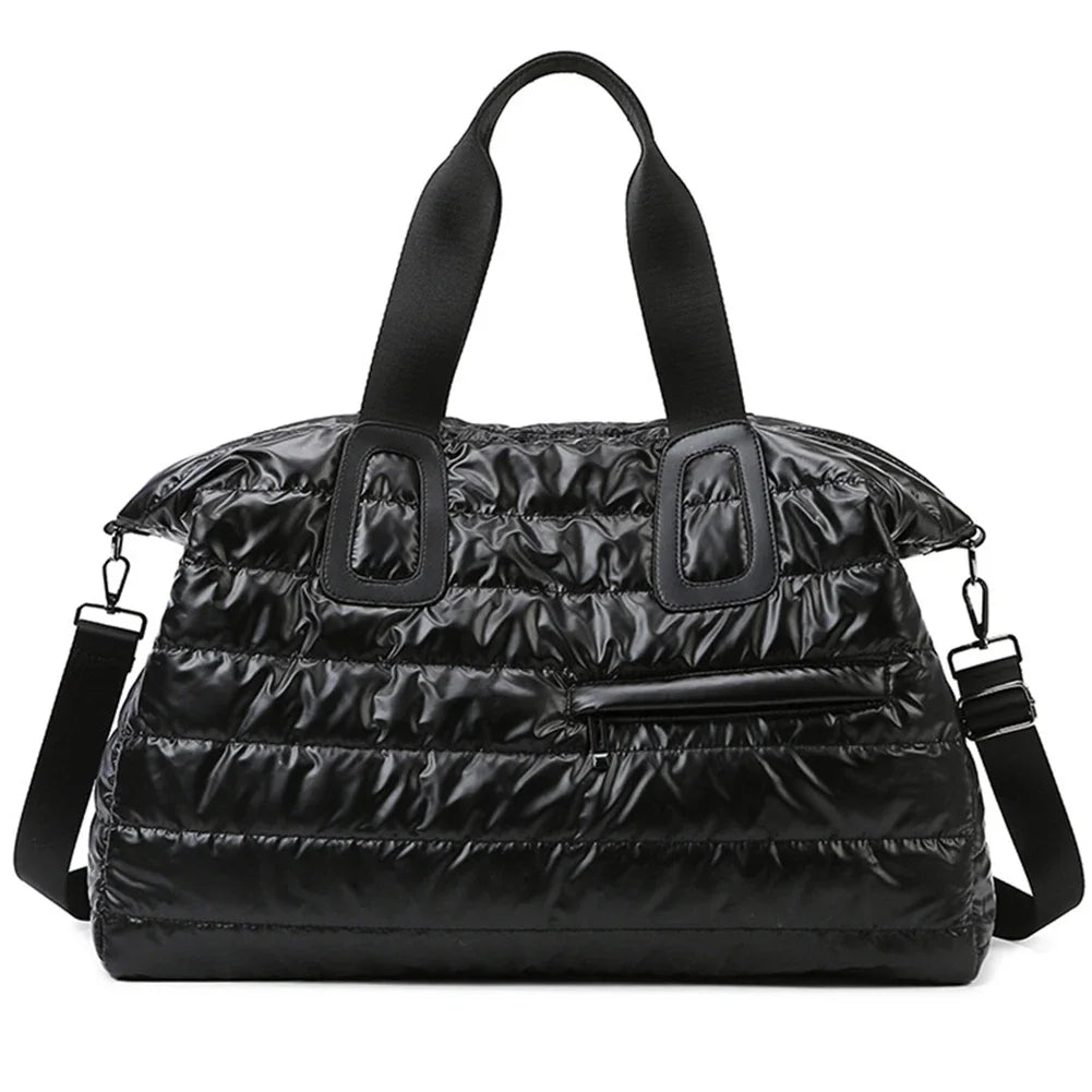 Wet Dry Separation Gym Fitness Bag Large Capacity Weekend Handbags Multifunctional Nylon Messenger Bag Waterproof for Gym Sports