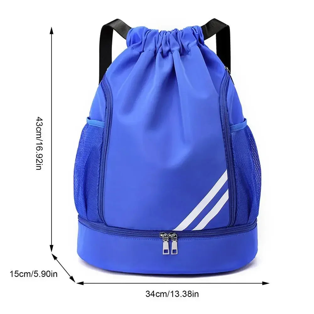 Basketball Training Bag Outdoor Mountaineering Backpack Leisure Travel Wet and Dry Separation Bundle Pocket Sport Bag Girl Gym