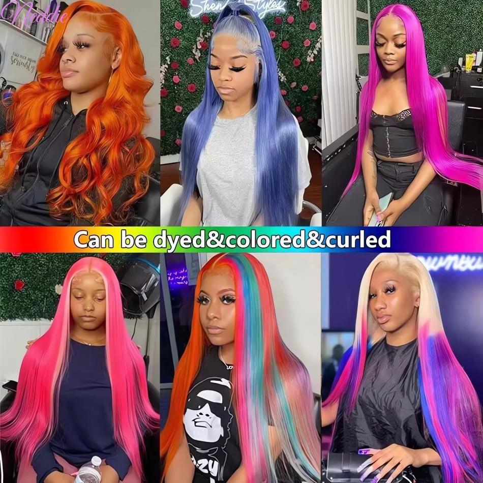 Blonde Wig Straight 613 Hd Lace Frontal Wig 13X6 13X4 Transparent Brazilian Straight Lace Front Wigs 30 Inch 100% Human Hair