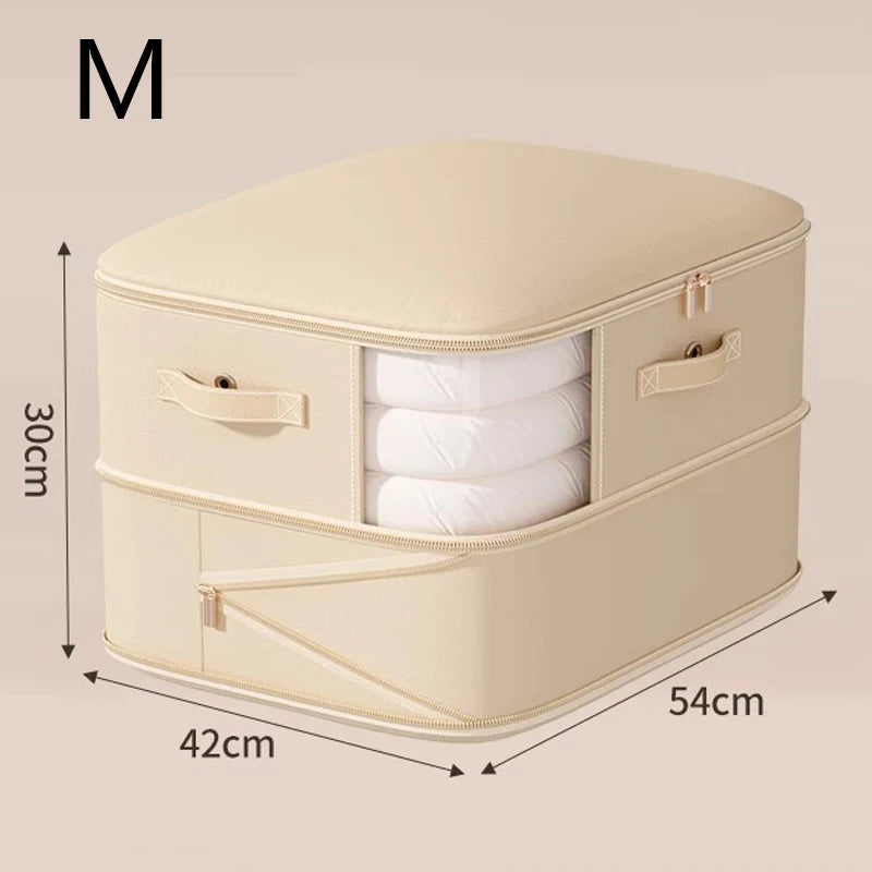 Self Compression Comforter Storage Bag Ultra Space Saving Compression Large Capacity Storage Bags for Bedding Duvet Down Jacket