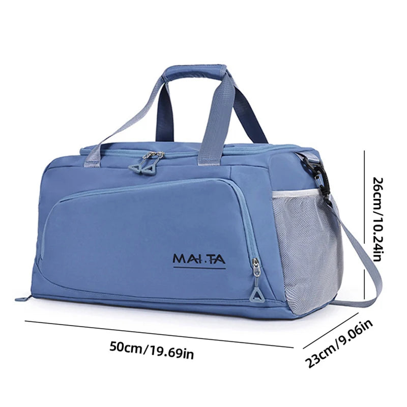 Sports Gym Bag Fitness Wet Dry Handbag Multifunctional Luggage Storage Packs For Female Outdoor Travel Bags with Shoe Pocket