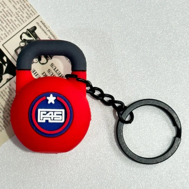 Creativity Weight Piece Barbell Keychain Gym Gifts for Gym Love Weight Piece Detachable Barbell Key Chain Charm Bag Pendant