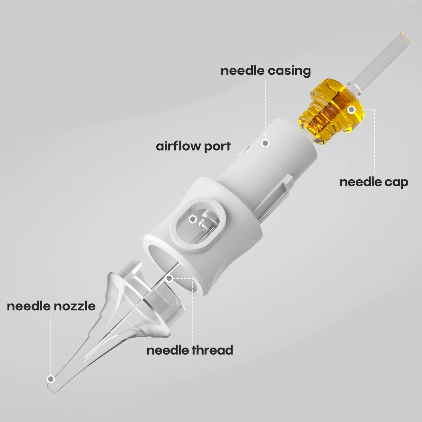 POSEIDON V6 50Pcs Tattoo Needles Professional Tattoo Cartridge Needles New Disposable Safty Permanent Makeup Tattoo Needles Kit