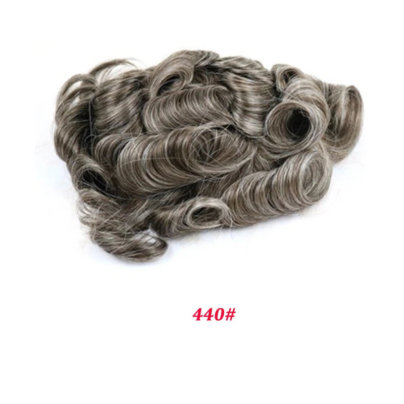 Skinlike HDLace PU Men Toupee Human Hair Wig HDWIGS Human Remy Hair System Units Natural Hair Replacement HD Lace PU Hair Topper