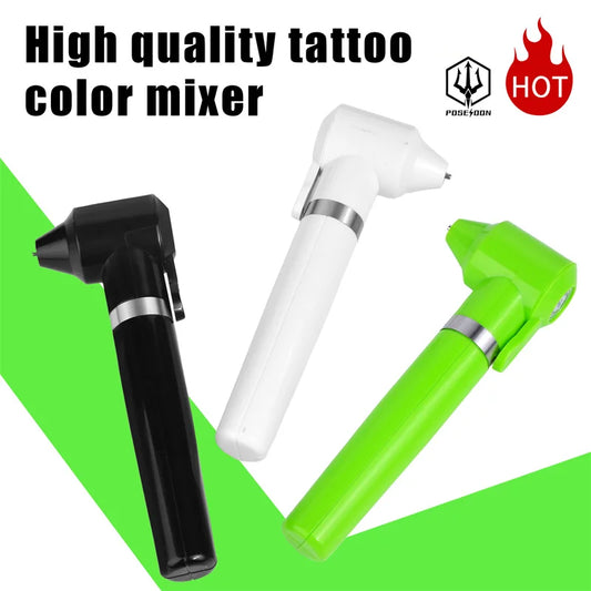 POSEIDON Tattoo Ink Mixer Professional Tattoo Machine Supply With 5 Sticks Mixing High Quality Permanent Makeup Tattoo Ink Mixer