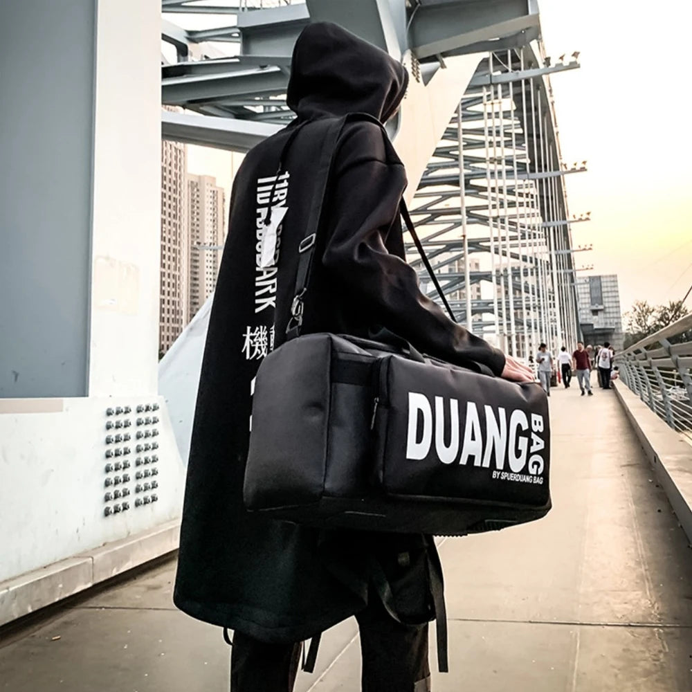 1pcs  Water Resistant Gym Bag Sports Travel Duffel Weekender Bag for Airplane Carry on Workout Overnight for Women & Men