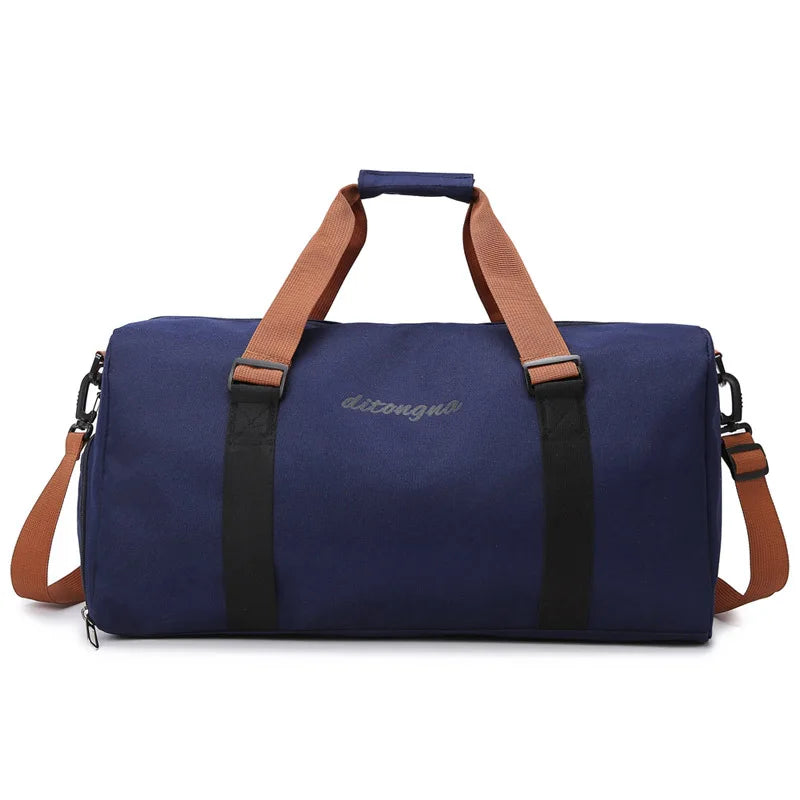 Gym Fitness Bag can Fixable Yoga Mat Sports Duffel Bags with Shoes Pack Outdoor Hiking Camping Handbag Large Luggage Portable