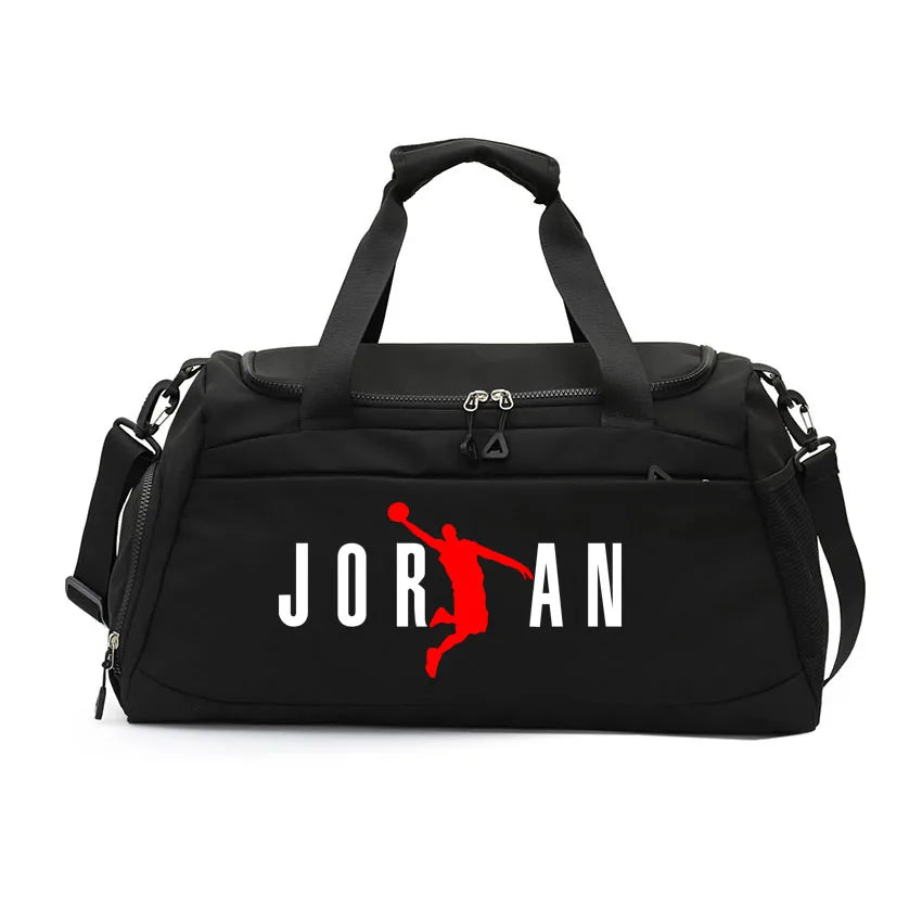 Dry Wet Separation Bags Basketball Yoga Sports Shoulder Handbags Waterproof Multifunctional Swimming  JOR Letter Printed Bag