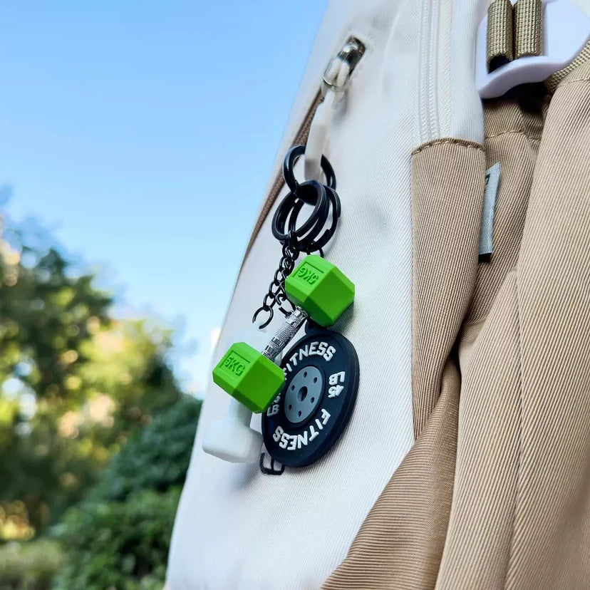 Creativity Weight Piece Barbell Keychain Gym Gifts for Gym Love Weight Piece Detachable Barbell Key Chain Charm Bag Pendant