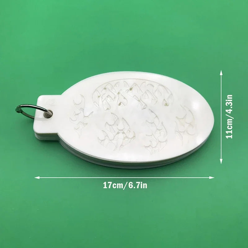 2023 New White 3/5/20Pcs set Face Painting Stencils Templates Professional Body Art Fairy Clown Dolphin Plastic Makeup Tools