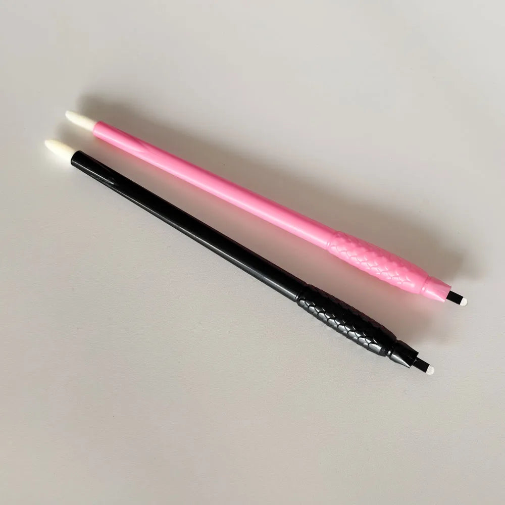 10Pcs 0.15mm 18U Disposable Microblading Tattoo Pen Permanent Makeup Eyebrow Manual Tattoo Pen