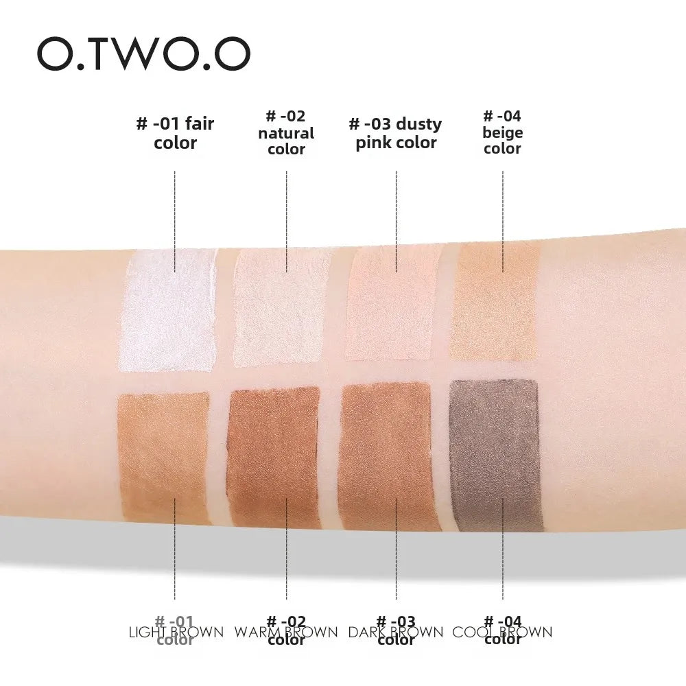 O.TWO.O Double Head Contour Concealer Stick Waterproof Matte Finish Brighten Highlighters Contouring Pen For Face Makeup
