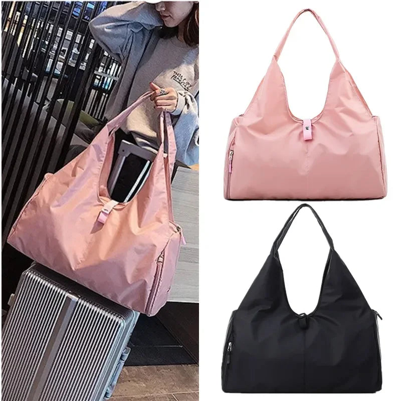 Yoga Mat Gym Bag For Women Sports Handbags Travel Fitness Tote Bag Yoga Swimming Shoulder Bag Large Capacity With Shoulder Strap