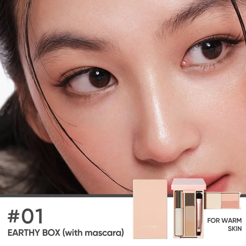 Mini Makeup Palette: Eyeshadow Palette, All-in-One Palette, For Travel, Commuting and Daily Light Makeup