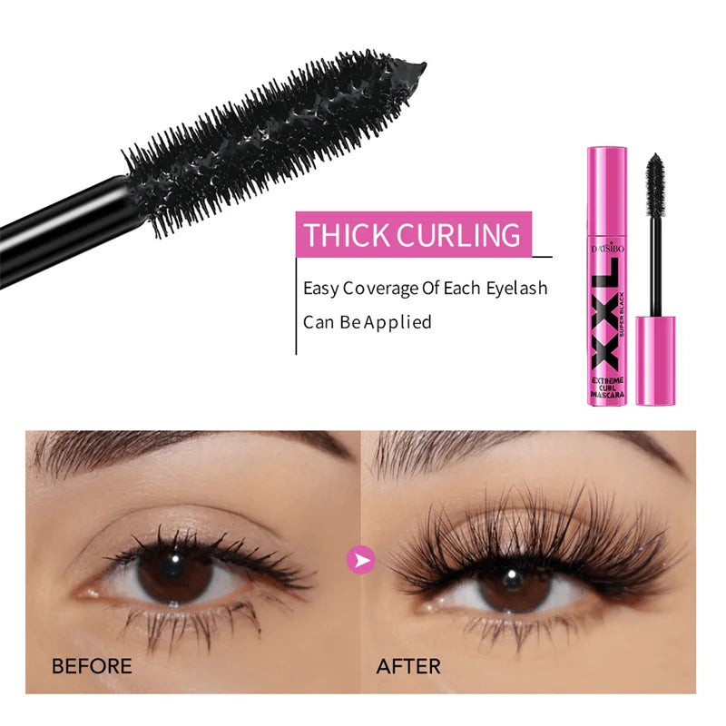 5D Mascara Eyelash Extension Volumizing Long-Wearing Smudge-Proof Thick Quick-drying Waterproof Black Mascara Eye Makeup New