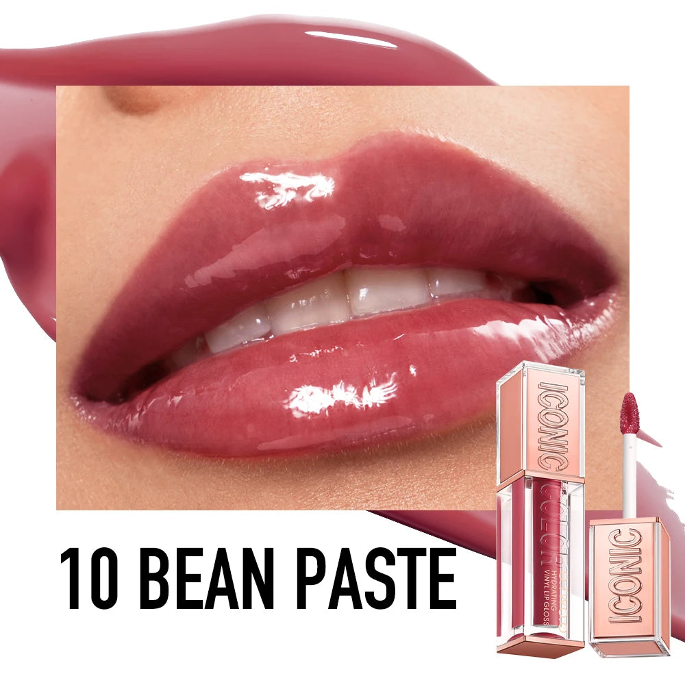 O.TWO.O Lip Gloss Lip Tint Glow Lightweight Hydrating Moisturizing Non-Sticky Long Lasting Plump Red High-shine Lip Glaze Makeup