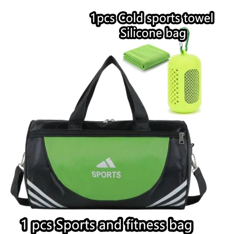 Waterproof Gym Bags men women Taekwondo Swimming Fitness Bag Large Capacity Portable Travel Bag 2025 NEW 1-2Pcs