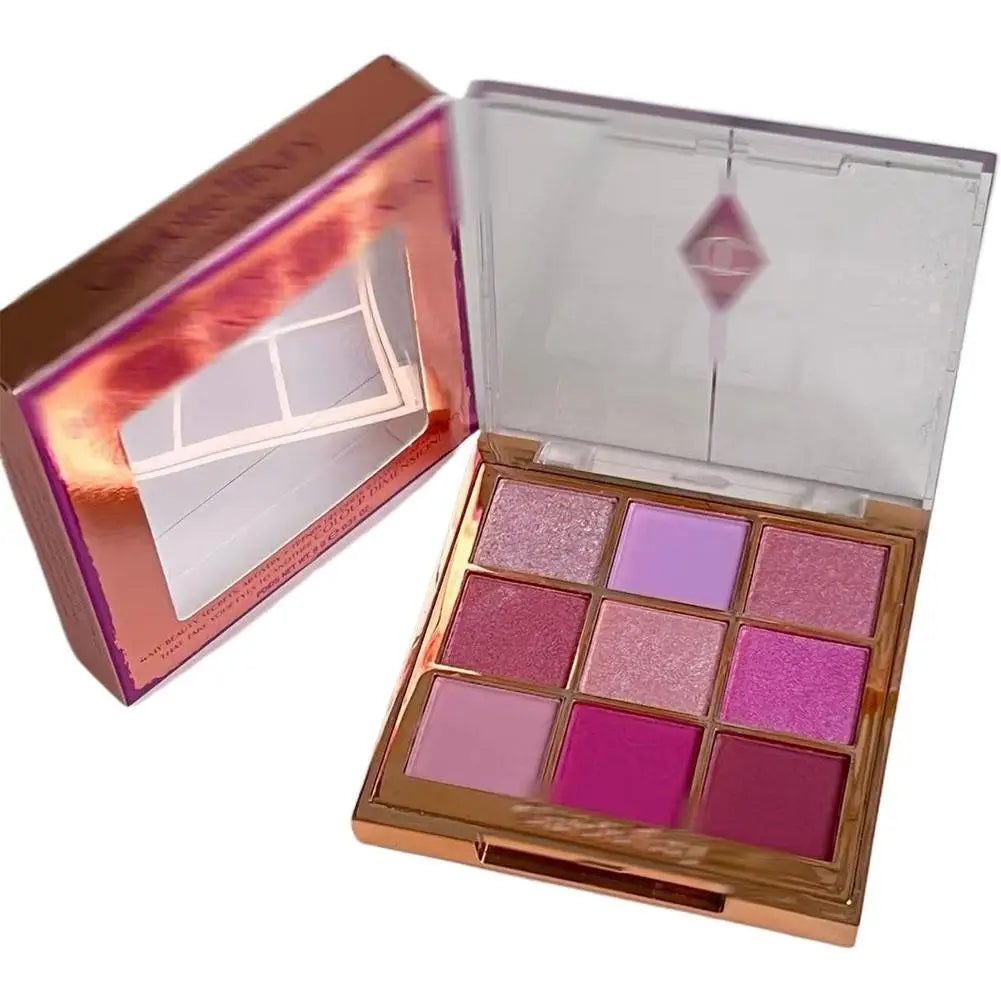 CT 9-color Eyeshadow Palette Shell-like High-gloss Gemstone Palette Controls Oil Light Matte Finish Lasts Longtime Makeup
