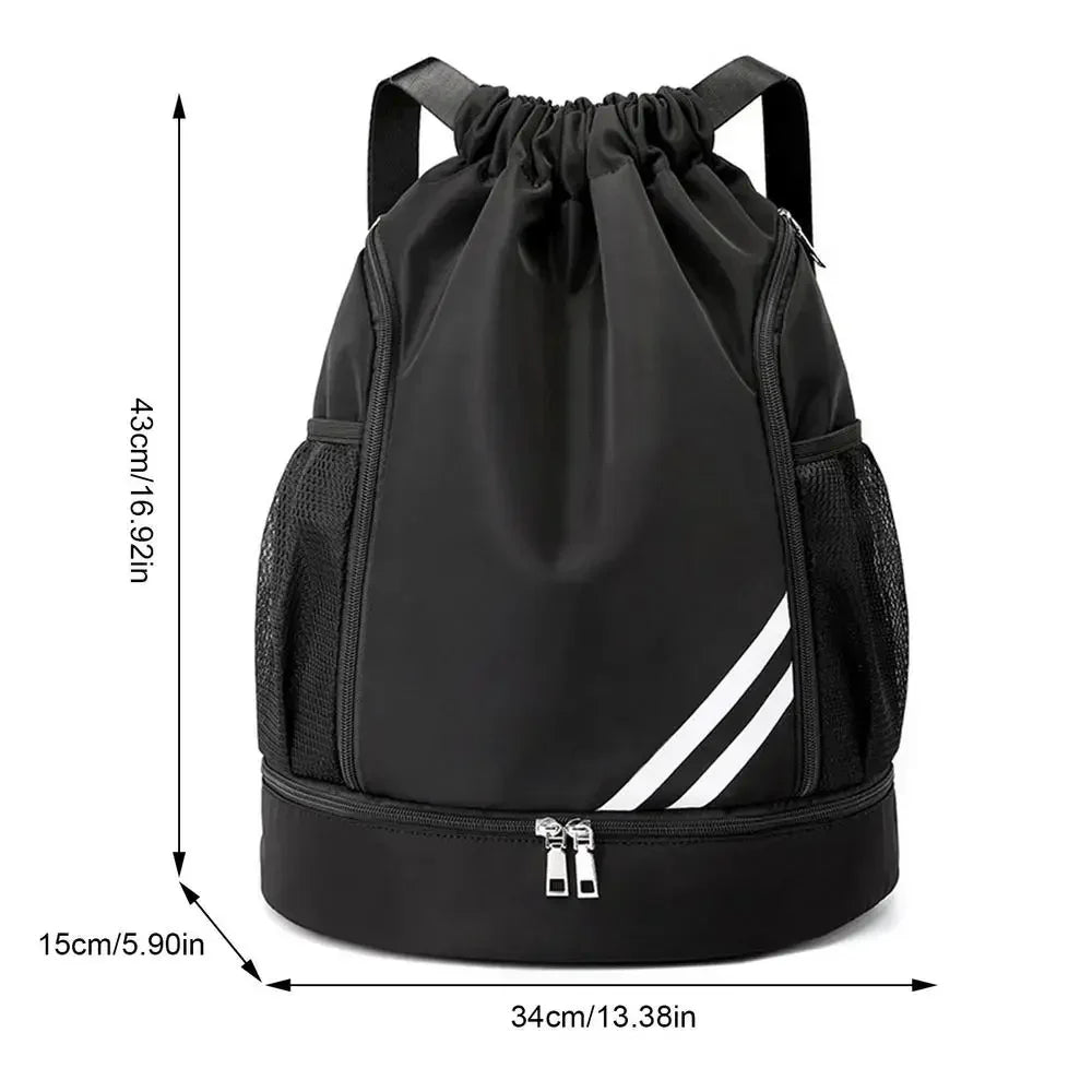 Basketball Training Bag Outdoor Mountaineering Backpack Leisure Travel Wet and Dry Separation Bundle Pocket Sport Bag Girl Gym
