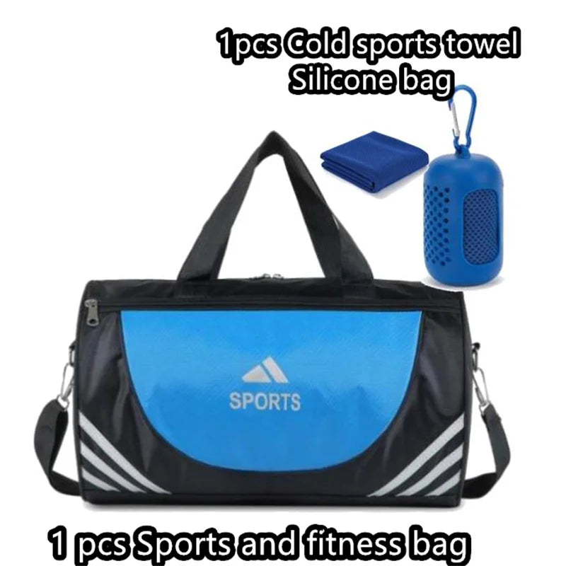 Waterproof Gym Bags men women Taekwondo Swimming Fitness Bag Large Capacity Portable Travel Bag 2025 NEW 1-2Pcs