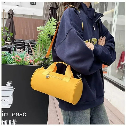 Lightweight Gym Bags One Shoulder Travel Sports Girl Dance Weekend Nylon Handbag Fitness Swimming Yoga Storage Bag